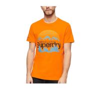 Superdry, Homme, Tops, Orange, Taille: XL T-shirt paysage extérieur