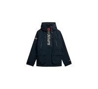 Superdry Homme Veste Coupe-Vent À Capuche Ultimate EMB, Eclipse Navy, XL