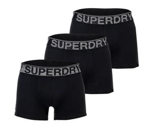 Superdry Hommes Boxers, Pack De 3 - Trunk Triple Pack, Ceinture Logo, Coton S...