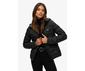 Superdry - Hood Fuji Lite Wave Padded Jkt - Doudoune femme Black - M