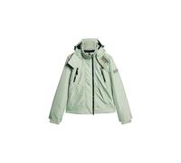Superdry Hood MTN Windbreaker JKT A2-Famille du Vent, Sea Green, 38 Femme