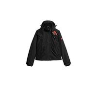 Superdry Hood MTN Windbreaker JKT A2 Wind Family, Noir, 38 Femme