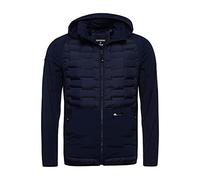 Superdry Hooded Down Jacket Doudoune À Capuche Hybride, Eclipse Navy, Medium pour des Hommes