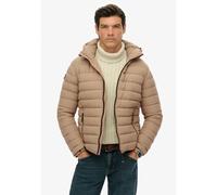 Superdry - Hooded Fuji Padded Jacket - Doudoune homme Winter Twig Beige - S