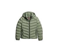 Superdry Hooded Fuji Padded Jacket Veste pour femme, Vert jade clair, 38