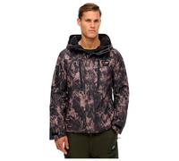 Superdry - Hooded Ski Shell Jacket M's Woodgrain Print - S - Blouson Ski
