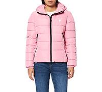 Superdry Hooded Spirit Sports Puffer Veste, Montauk Blush, XS Femme