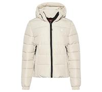 Superdry Hooded Spirit Sports Puffer Veste, Pélican, 42 Femme
