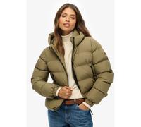Superdry - Hooded Sports Puffer Jacket - Doudoune femme Khaki - M
