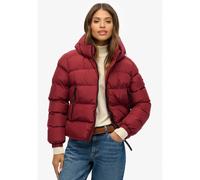 Superdry - Hooded Sports Puffer Jacket - Doudoune femme Stanton Red - M