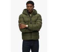 Superdry - Hooded Sports Puffer Jacket - Doudoune homme Army Khaki / Army Khaki - L