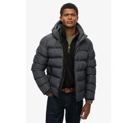 Superdry - Hooded Sports Puffer Jacket - Doudoune homme Ebony / Ebony - XL