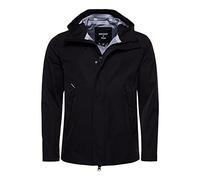 Superdry Hooded Windbreaker Coupe-Vent À Capuche, Black, X-Large pour des Hommes