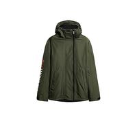 Superdry Hooded Yachter Windbreaker JKT Veste, Vert Mousse foncé, S Homme