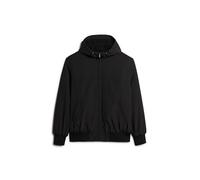 SUPERDRY, JACKET SURPLUS NYLON HOODED BOMBER, M5011876A, Jet Black, S, MAN, ADULTO