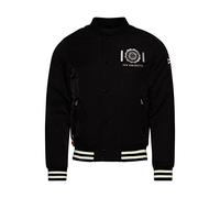 Superdry Jacket Veste DE Baseball Collegiate, Black, X-Large pour des Hommes