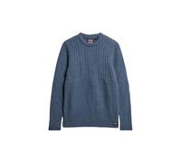 Superdry Jacob Cable Jumper Maillot de survêtement, Bcp, X-Large Mixte
