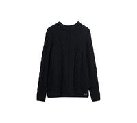 Superdry Jacob Cable Sweater Noir 2XL Homme