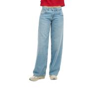 Superdry Jean baggy taille basse Femme Bleu 26/32