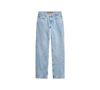Superdry Jean pour femme avec jambe droite et taille moyenne, hibiscus crème/rose, 26W / 30L