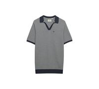 Superdry Johnny Collar Knitted Polo Shirt, Stormy Navy Jacquard, M Men's