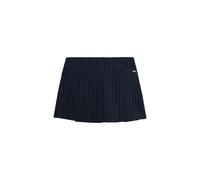 Superdry Navy Pinstripe Pleat Mini Skirt Navy 12