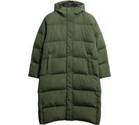 Superdry Khaki Studios Longline Duvet Padded Coat