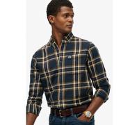 Superdry - L/S Cotton Lumberjack Shirt - Chemise homme Bryce Check Navy - 3XL
