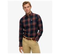 Superdry - L/S Cotton Lumberjack Shirt - Chemise homme Michigan Check Navy - M