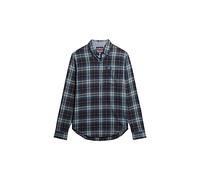 Superdry L/S Cotton Lumberjack Shirt Tricot, Drayton Check Navy 2, S Homme