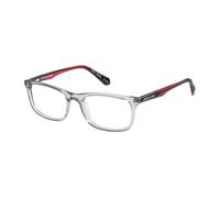Superdry Lentes correctoras de cristal gris negro y rojo, Negro, 54