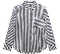 Superdry Light Blue Poplin Relaxed Long Sleeve Shirt Light Blue EU 40 (UK 12)