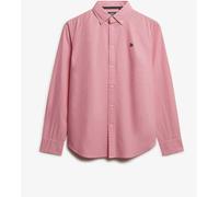 Superdry Light Pink Slim Oxford Long Sleeve Shirt Light Pink 8