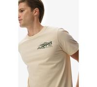 Superdry - Lo-Fi Outdoors Relaxed Tee - T-shirt homme Oatmeal Beige - S