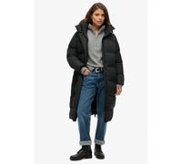 Superdry - Longline Hooded Puffer Jacket - Doudoune femme Black - M