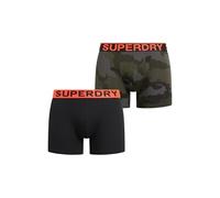 Superdry Lot de 2 boxers pour homme, Noir/gris sportif, XL