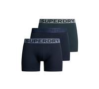 Superdry Lot de 3 Boxers pour Homme, Bleu Marine (Eclipse Navy), M