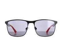 Superdry Lunettes de Soleil Ace SDS 025 Noir Mat Gris