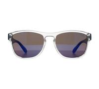Superdry Lunettes de soleil Rockstar 175 Mixte Brillant cristal clair et bleu miroir 54/17
