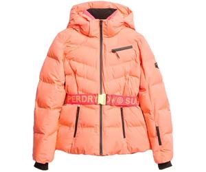 SUPERDRY Luxe Puffer Jacket - Femme - Orange - taille 38- modèle 2025