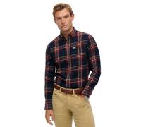 Superdry Chemise homme Michigan Check en coton manches longues Navy XL