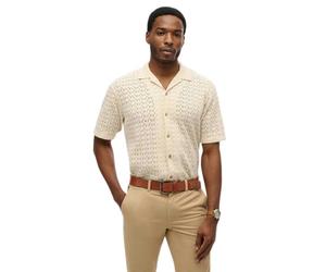 Superdry M4011058a Short Sleeve T-shirt Beige M Homme