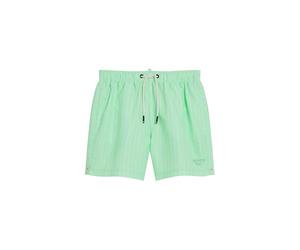 Superdry Maillot de Bains Printed 15"" Swim Short 2cn Mint Stripe Print L