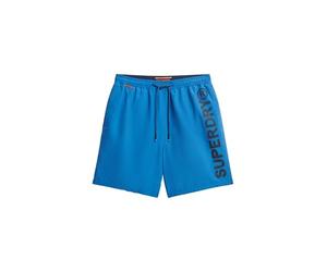 Superdry Maillot de Bains Sport Graphic 17 Swim pvt Monaco Blue