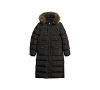 Superdry Everest Faux Fur Longline Jacket Noir M Femme