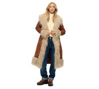 Manteau femme Superdry Long Afghan Marron XS