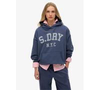 Superdry Mariner Navy Athletic Essentials Relaxed Hoodie