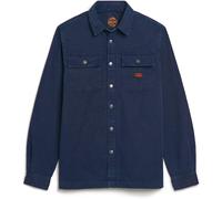 Superdry Men's Canvas Overshirts Marine Petit Male