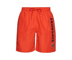 Superdry Mens Code APPLQUE W2-Swim Short pour Homme Orange Havana Taille XL