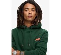 Superdry Men's Essentials Logo Hoodie Vert émail Petit Male